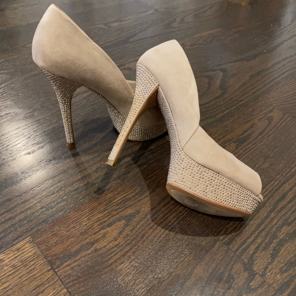 Aldo Rhinestone Platform heels. - Picture 5 of 6